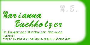 marianna buchholzer business card